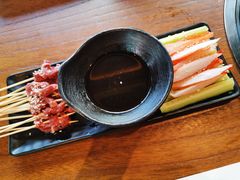 生吃小牛肉-牛小嫩串串火锅(老国贸总店)