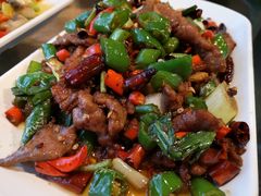 火爆牛肉-乡村小榭饭店