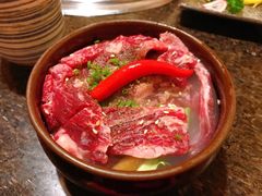中落壶和牛牛小排-万福炭火烤肉日本料理(新街口店)