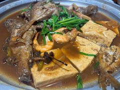 -东来菜馆•手抓海鲜家常菜•海鲜锅贴(鸽子窝店)