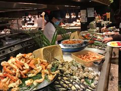 自助取餐区-上海锦江汤臣洲际大酒店壹阶层