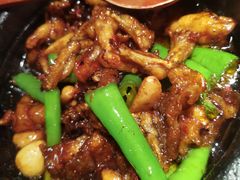 石锅杭椒牛蛙-桂满陇天书(南京德基旗舰店)
