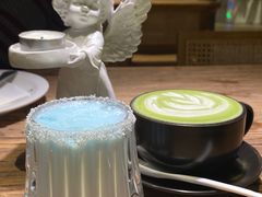 抹茶拿铁-漾花汐·西餐·下午茶(苏州湾歌林公园店)