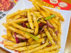 干煸藕条-庆峰龙虾烧烤(合肥一店)