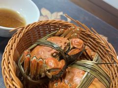 清蒸大闸蟹-蟹村草堂·苏式园林人文农家·大闸蟹