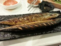 烤秋刀鱼-郑阿姨的家·이모네·韩料&烤肉(武川路店)