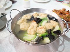 云耳胜瓜浸鱼腐-国信海鲜酒楼