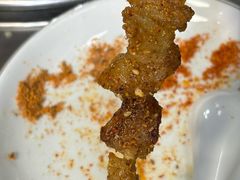 烤胸口油-郭记原生态烤羊腿(长宁路店)