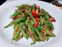 豆豉苦瓜炒肉丝-106餐厅(山水文园店)