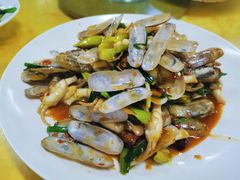 青椒炒蛏子-板桥海鲜广场(文明东店)