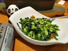 蚕豆炒韭菜-徽宜人家(天河店)