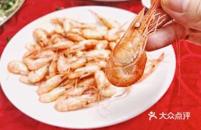 Steamed River Shrimp