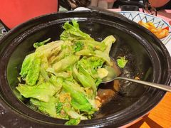 虾酱啫啫唐生菜-誉八仙酒楼(静安大悦城店)