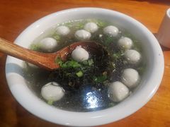 龙须草鱼丸汤-南蚝小贝海鲜特色餐厅(南澳岛店)