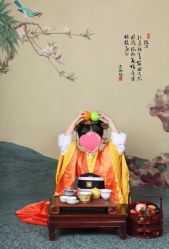 -后宫·古装汉服京剧儿童亲子全家福摄影