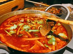 仔姜鲜锅嫩鸭血-不曾在把把烧•烧烤(莲坂磐基店)