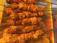 熟黑椒牛肉串-那些年一起吃串的地方烧烤(观前街店)