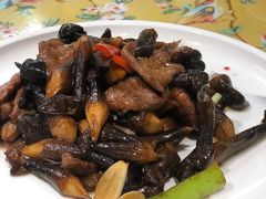 鸡枞菌炒牛柳-芳姨广东砂锅粥(张庄路店)