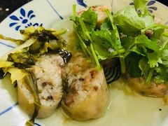 猪肠胀糯米-老妈宫粽球