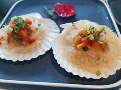 蒜蓉银丝蒸扇贝-忘忧草融合私房菜(红鼎国际店)