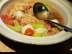 丝瓜鱼丸炖馓子-永安鱼庄·镇江菜(东吴路店)