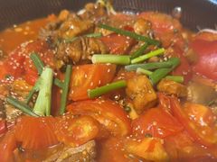 -贵州辣子鸡番茄鸡