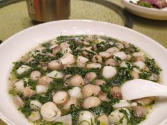 草菇烩仙贝-六缘蒸菜馆(蓝天花园店)