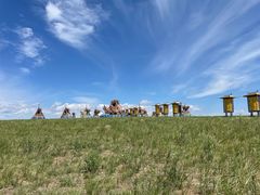 -呼伦贝尔大草原巴尔虎蒙古部落民俗旅游度假景区