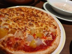 榴莲水果双拼披萨-萨莉亚意式餐厅(三号湾广场店)