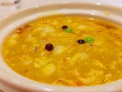 蟹粉芽米烩桃胶-新光酒家·河豚·海鲜·蟹料理(浦东店)