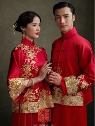 点击看大图 -藤薰定制中式嫁衣礼服旗袍店