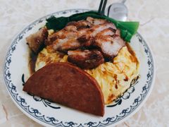 碳火叉烧滑蛋饭-渔记茶餐厅(渔村店)