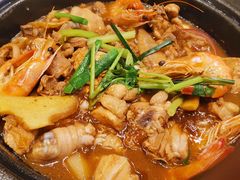 -蜀八婆鲍鱼鸡煲虾(宝安坪洲店)