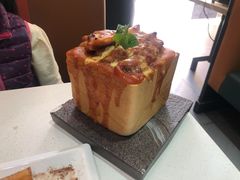 茄汁鸡扒大金砖焗饭-锦园春香港茶餐厅(西海湾旗舰店)