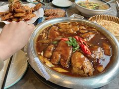 石锅蝶鱼肉-山南熏肉大饼(辽菜旗舰店)