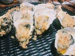 蒜蓉烤生蚝-蚝美人·生蚝海鲜烧烤(茶花园店)