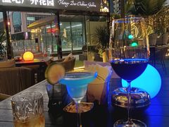 -深圳温德姆至尊酒店·大堂吧·户外花园
