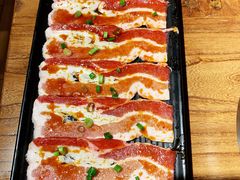调味猪五花-九田家黑牛烤肉料理(长春路友好店)