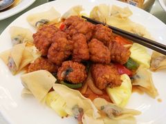 鳝球拼炸云吞-龙悦湾酒家·八阵鱼生·渔人码头店