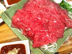 生吃牛肉-万兴佳烤肉·长白山老味道(宏泰广场店)