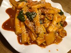 拉面炒年糕-恩你小木屋·烤肉韩式料理(嘉兴秀洲店)