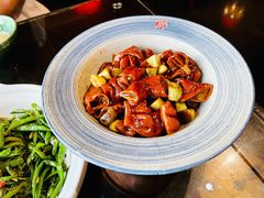 腊八蒜烧肥肠-那家山城(樱桃园店)