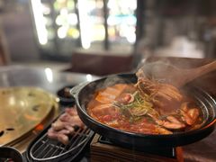 厚切五花肉泡菜汤-虎哥六韩式烤肉料理 TIGERGRILL(隆生金山湖中心购物广场店)