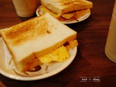 起士蛋三明治-老江红茶牛奶