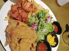 炸鸡拼盘-机器人火炉披萨(爱琴海店)