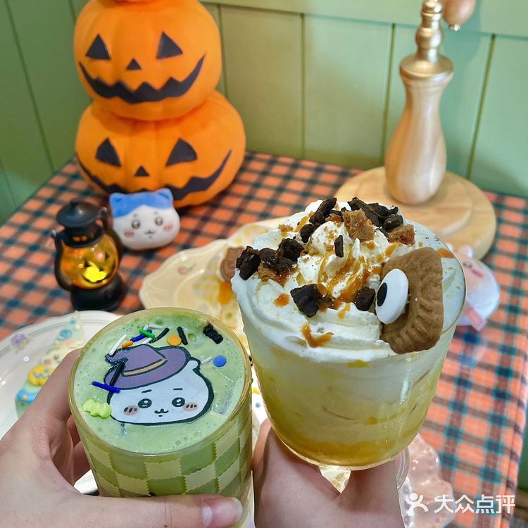 这家甜品店将我的万圣节氛围感拉满🤩
