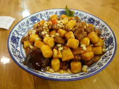 松子牛肉炒年糕-兔爸私家小厨(新北万达店)