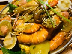 手抓海鲜黄咖喱味-仓库南洋海鲜小排档(柳河路店)