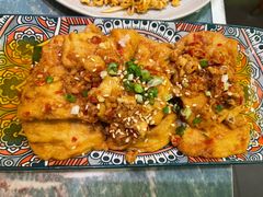 蒜香包浆豆腐-浩海火燒雲傣家菜(芮欧百货店)