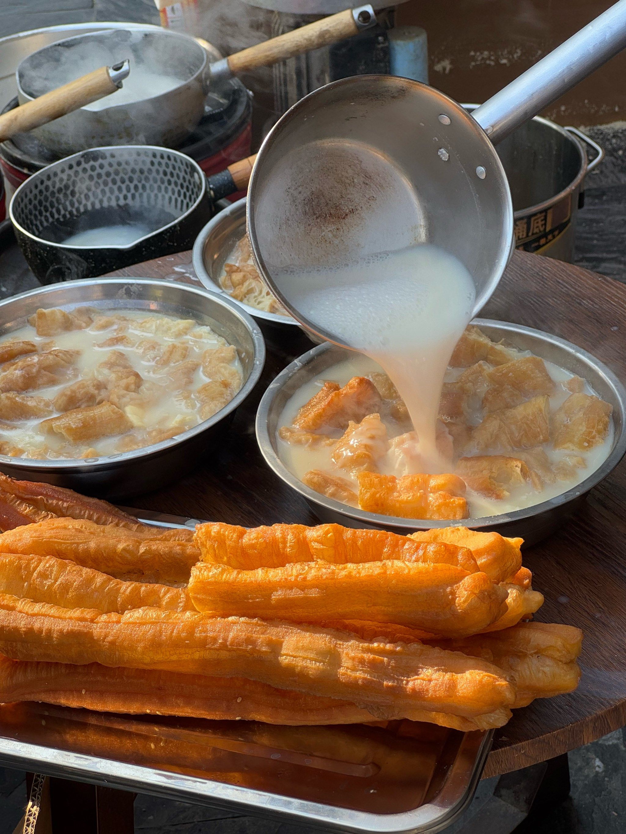 老式豆浆油条!满满的回忆!
